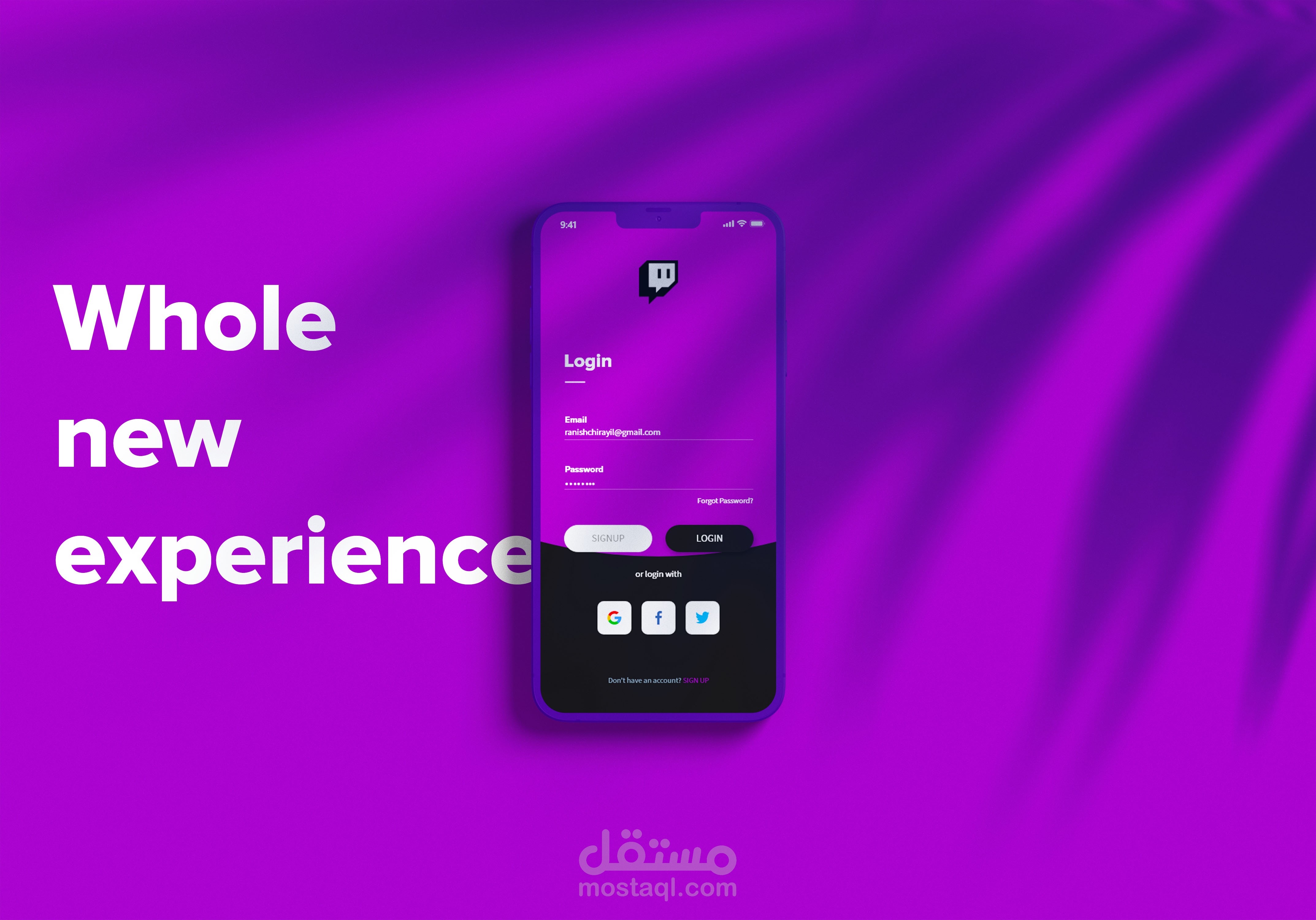 Twitch User Interface Redesign