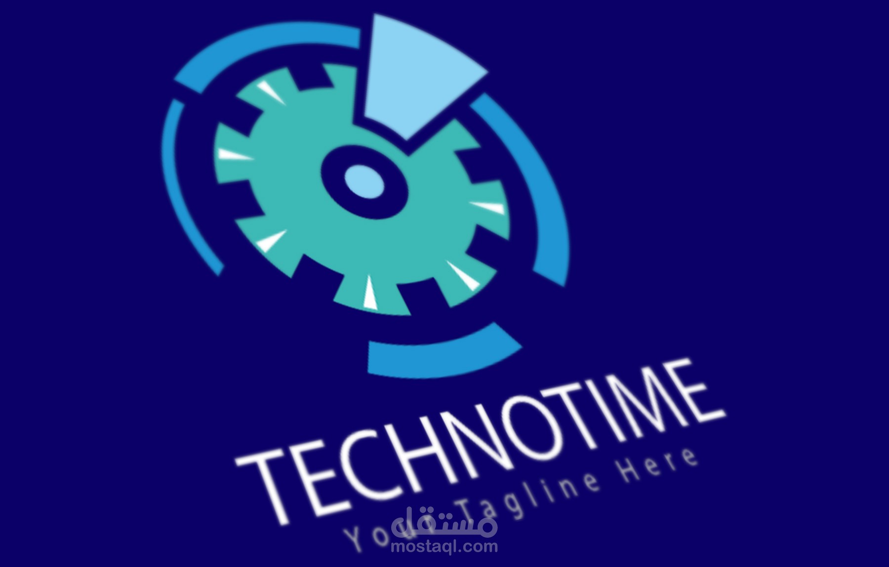 technology logo design