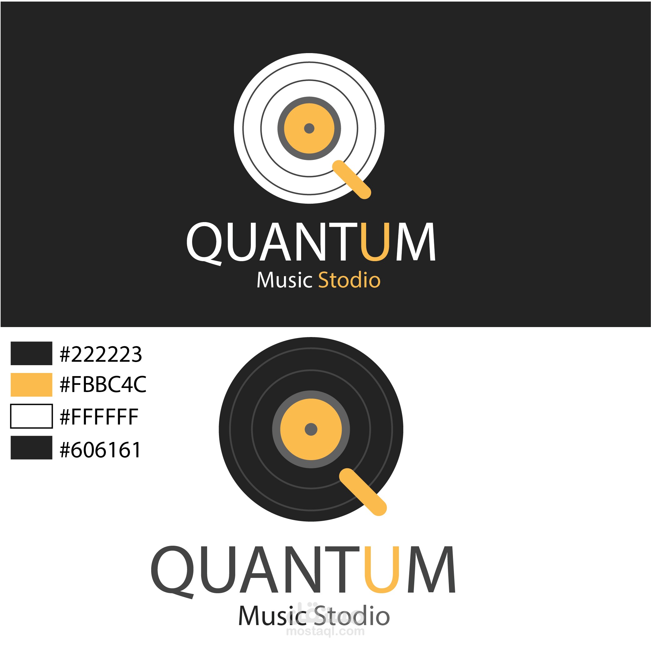 corporate identity for music website