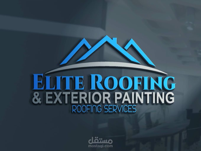 شعار احترافي لشركة بناء و مقاولاتية