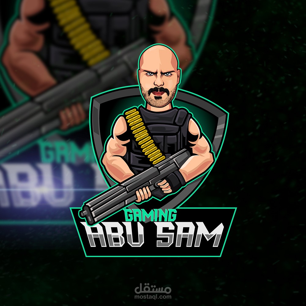 شعار esport لصالح قناة يوتوب خاصة بالالعاب