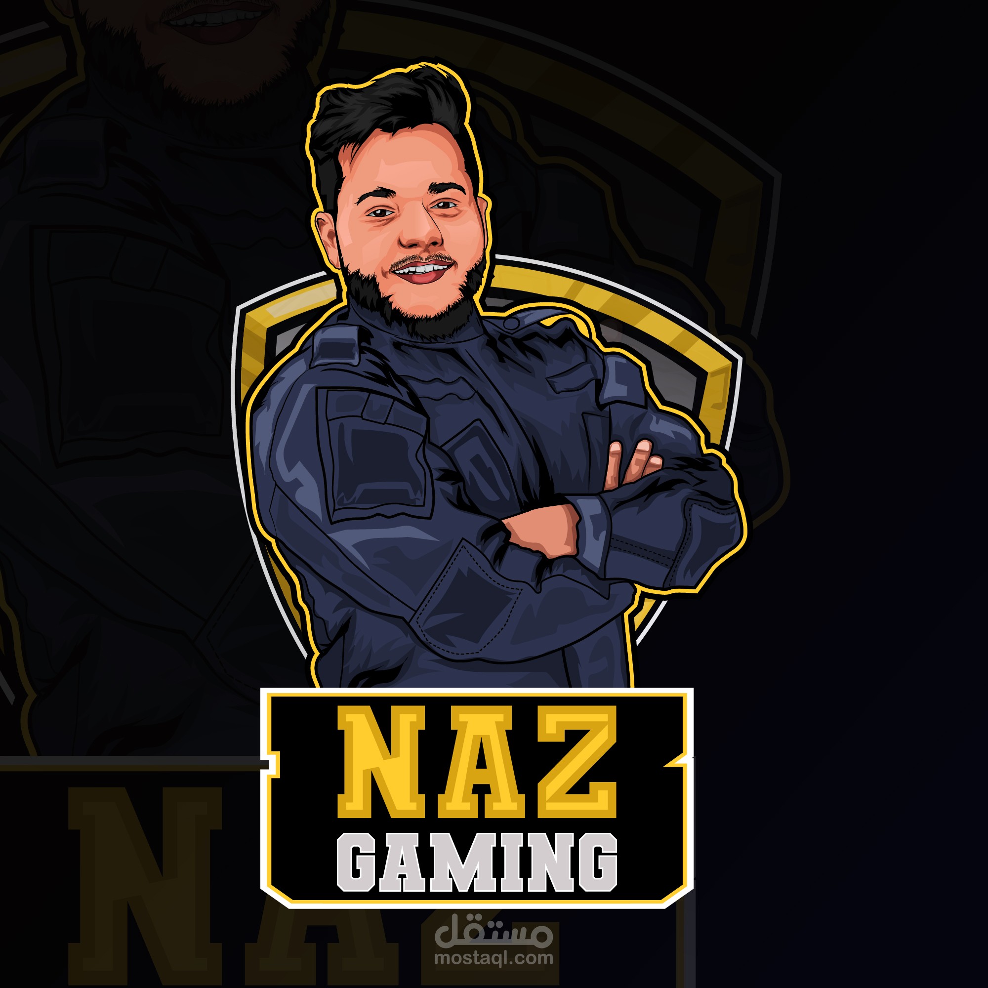 شعار esport جيمنج لقناة على يوتوب