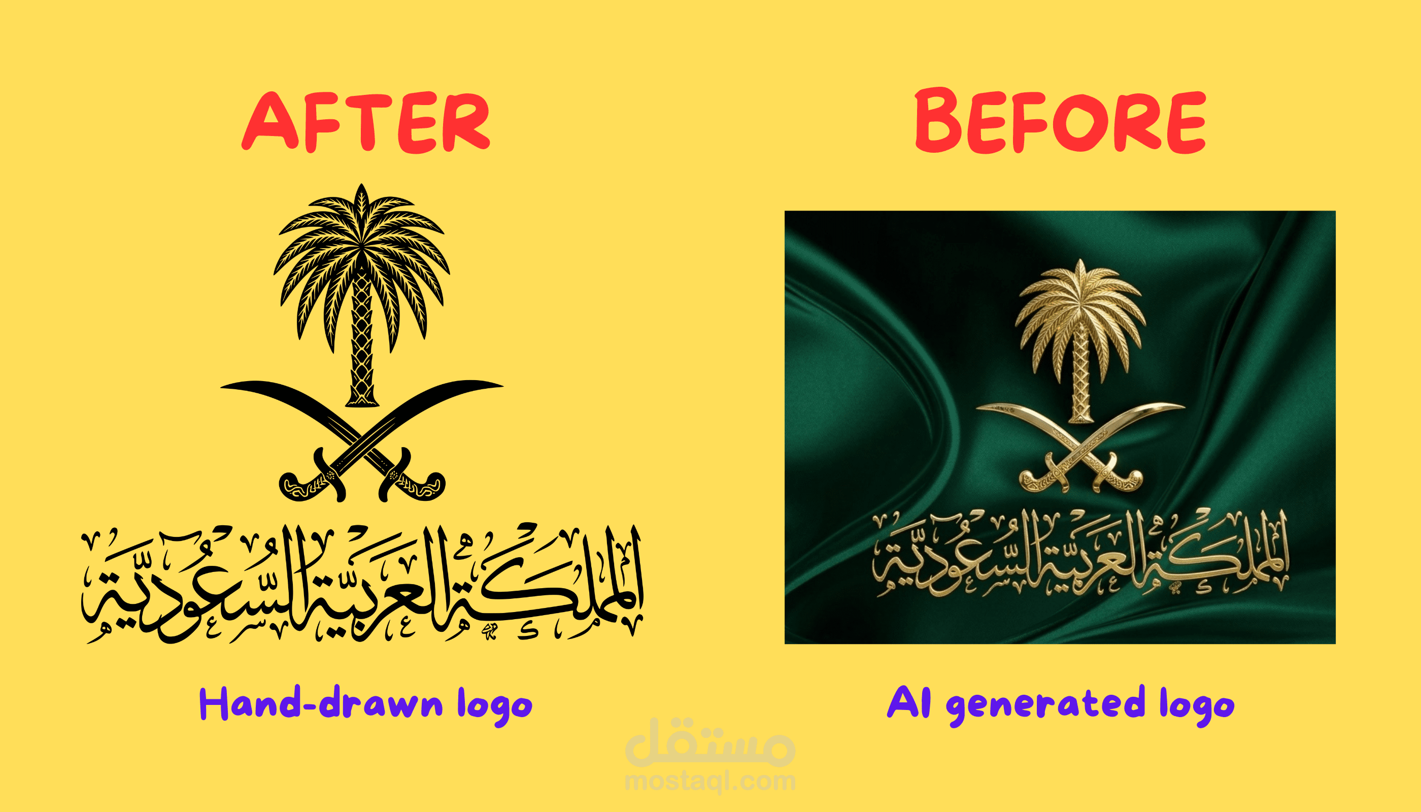 إعادة رسم وتصحيح المخطوطات العربية المعقدة والشعارات (Vector) - تحويل دقيق من صورة ذكاء اصطناعي