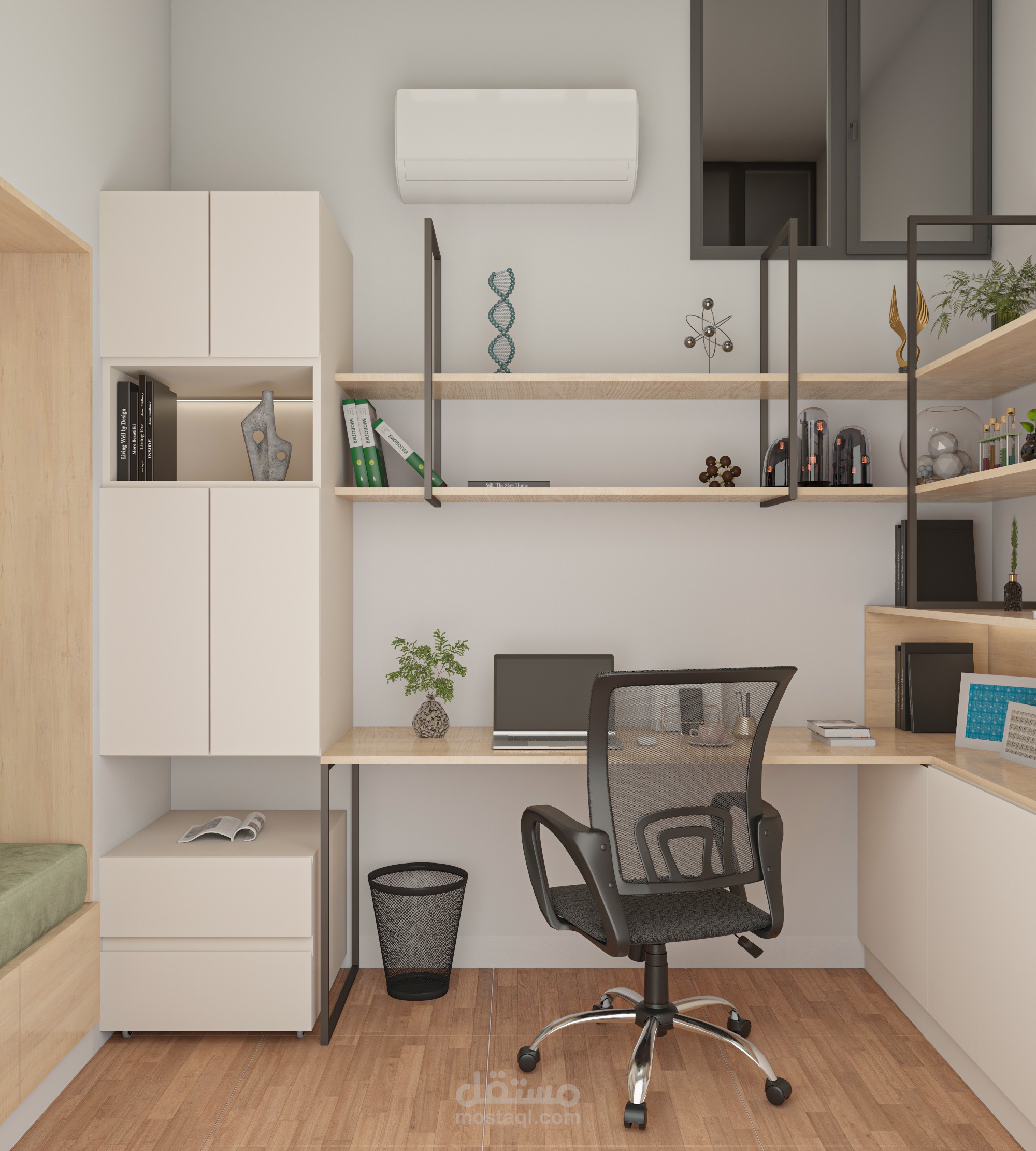 تصميم غرفة متعددة الاستخدامات