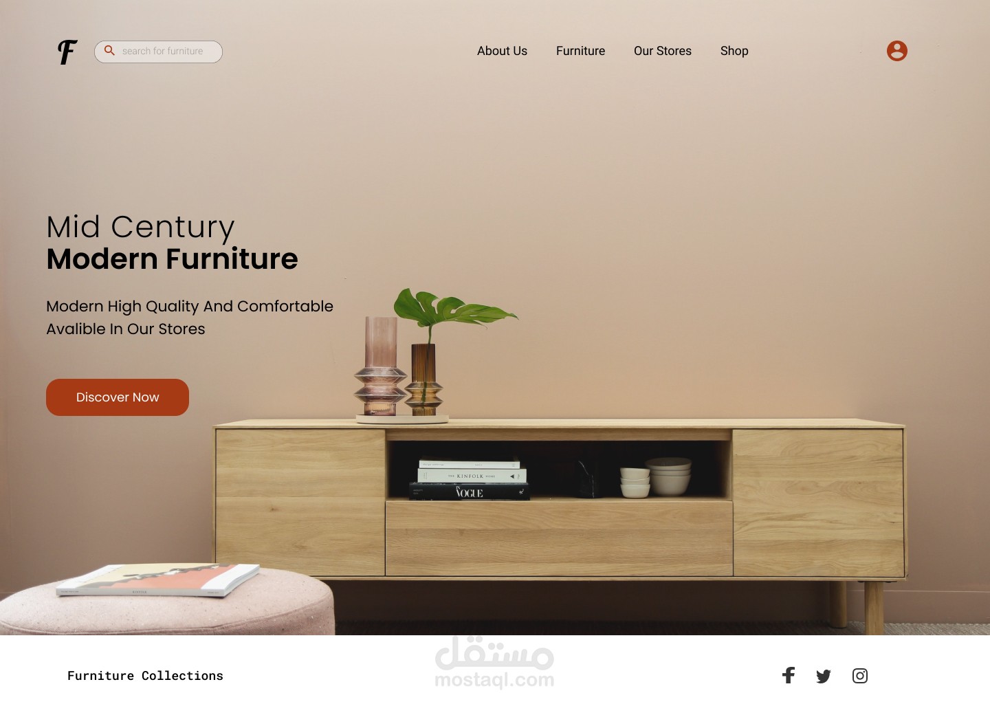 Home page design