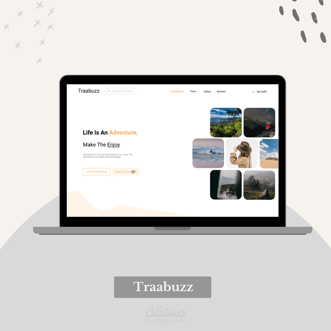 UI/UX Designs for website's Landing paga