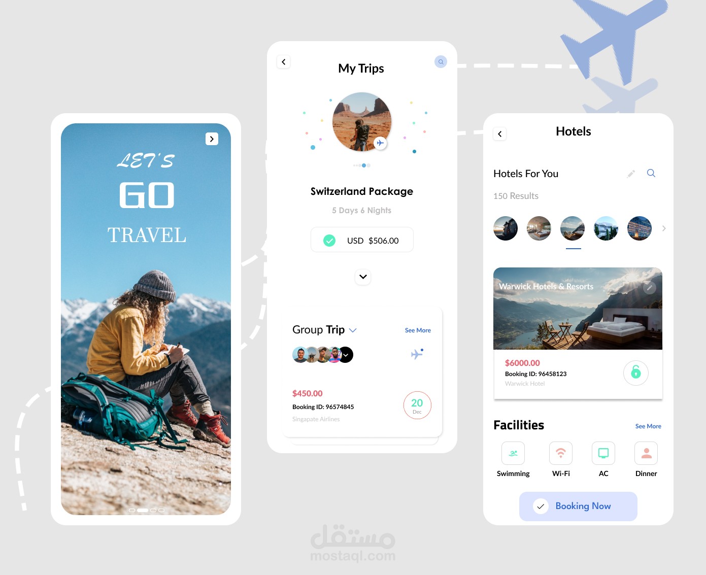 Travel App Design
