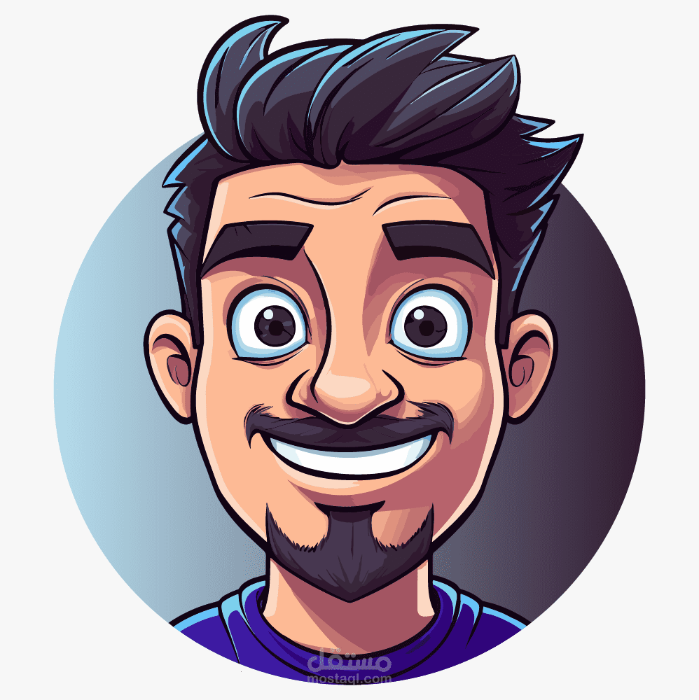 رسم شخصية باستخدام Adobe Illustrator