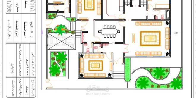 تصميم معماري فلل و شقق ومنازل