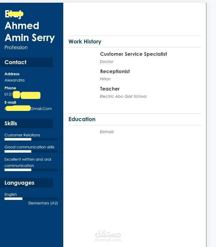 سيره ذاتيه