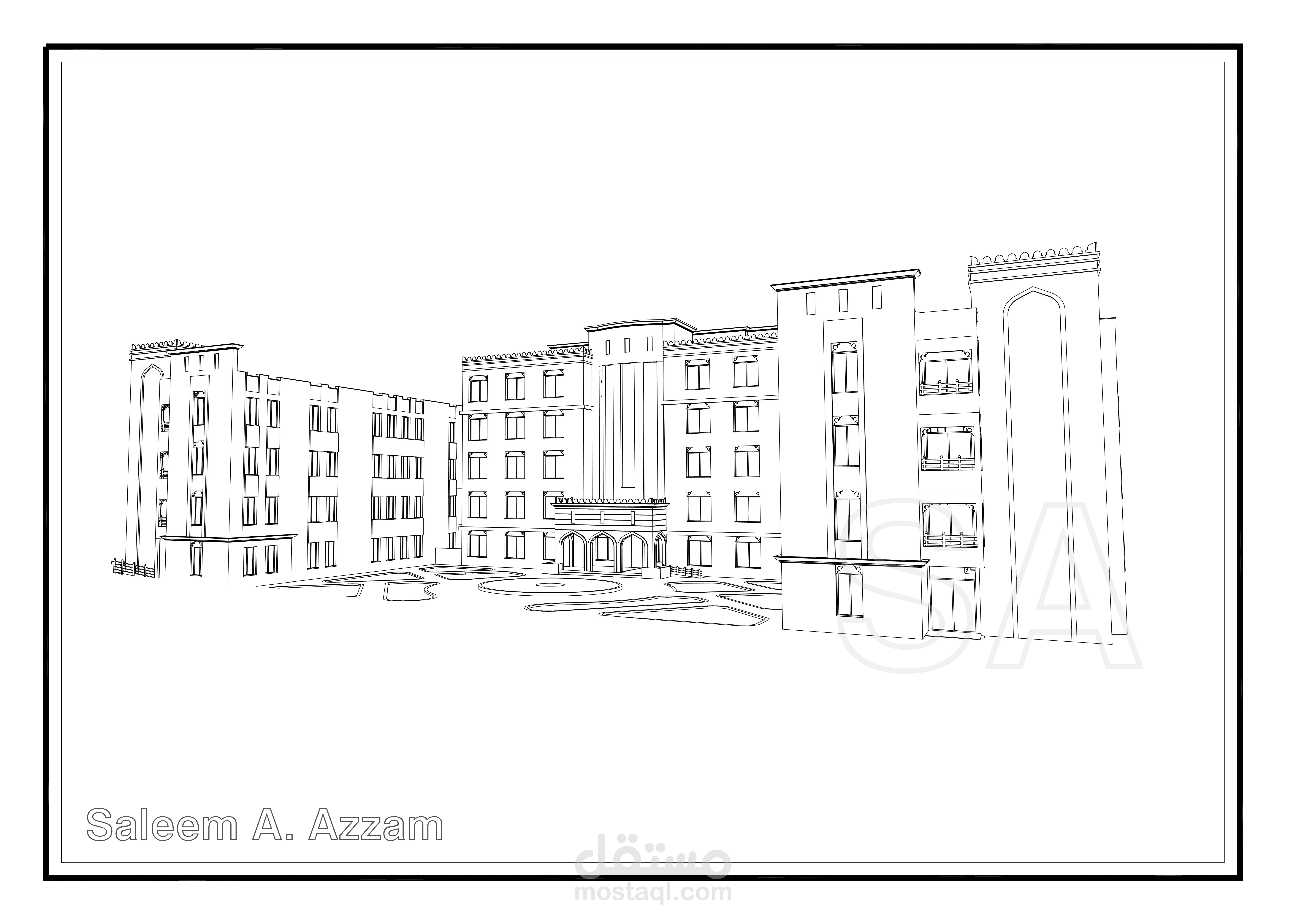 تصميم معماري لمستشفى حمد للرعاية اليومية مخططات