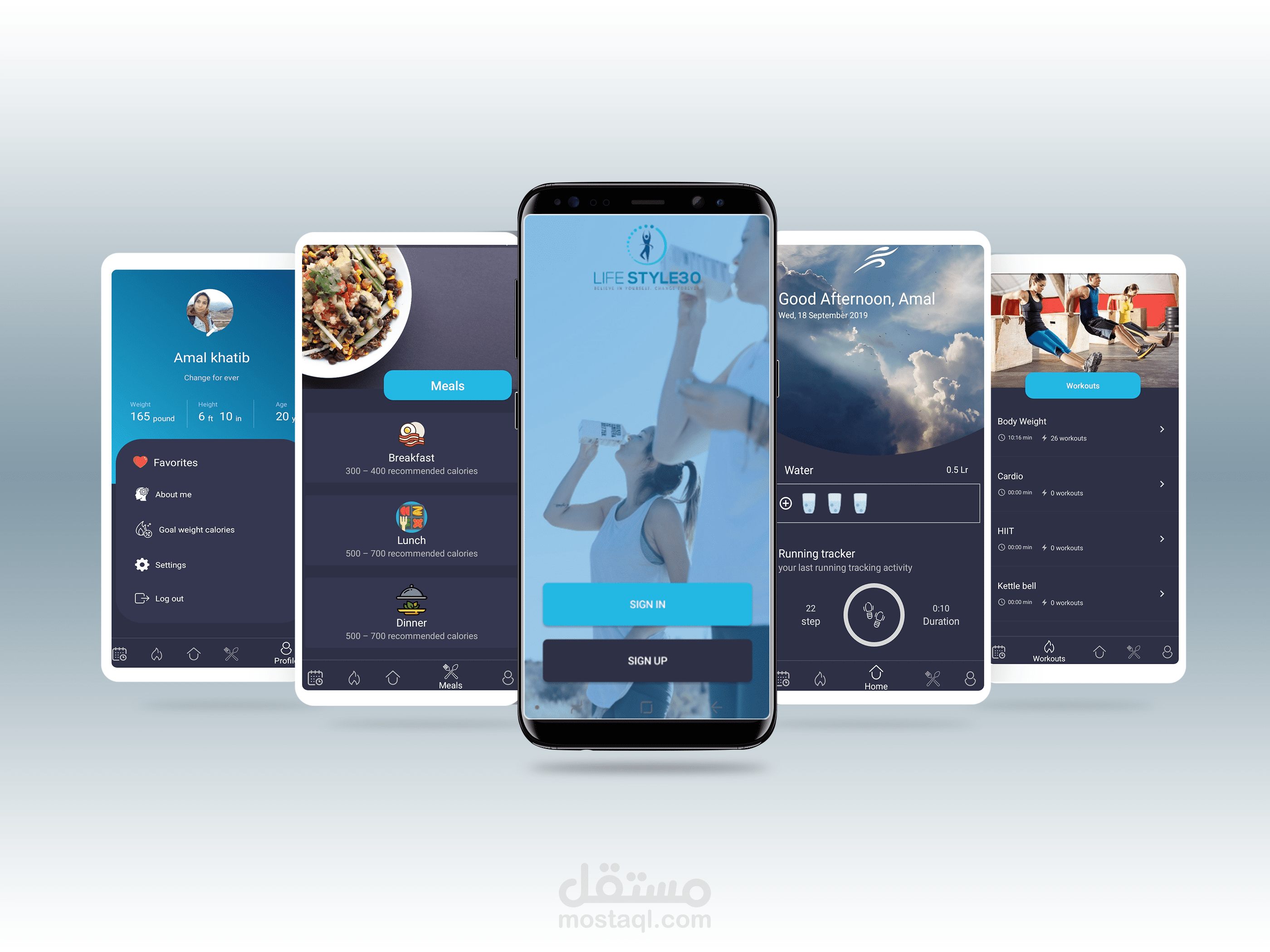 Life style30 - Fitness app