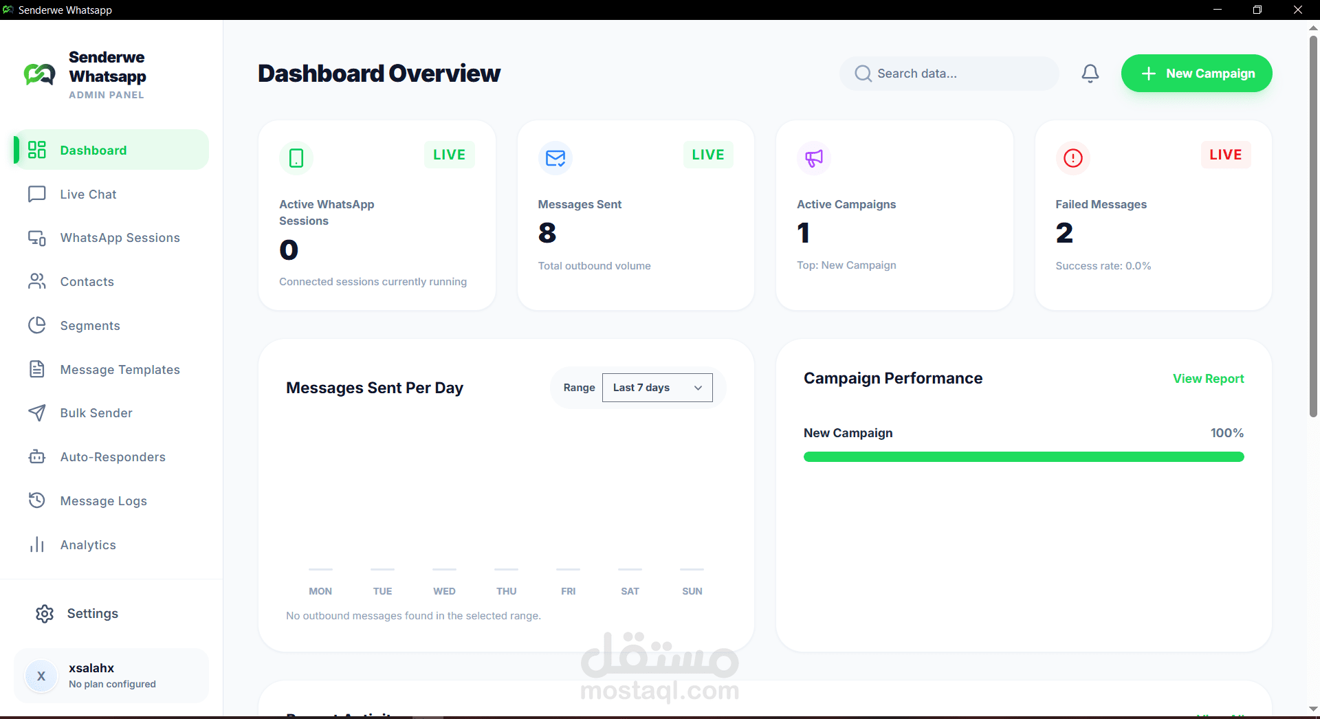 WhatsApp Automation Desktop Application