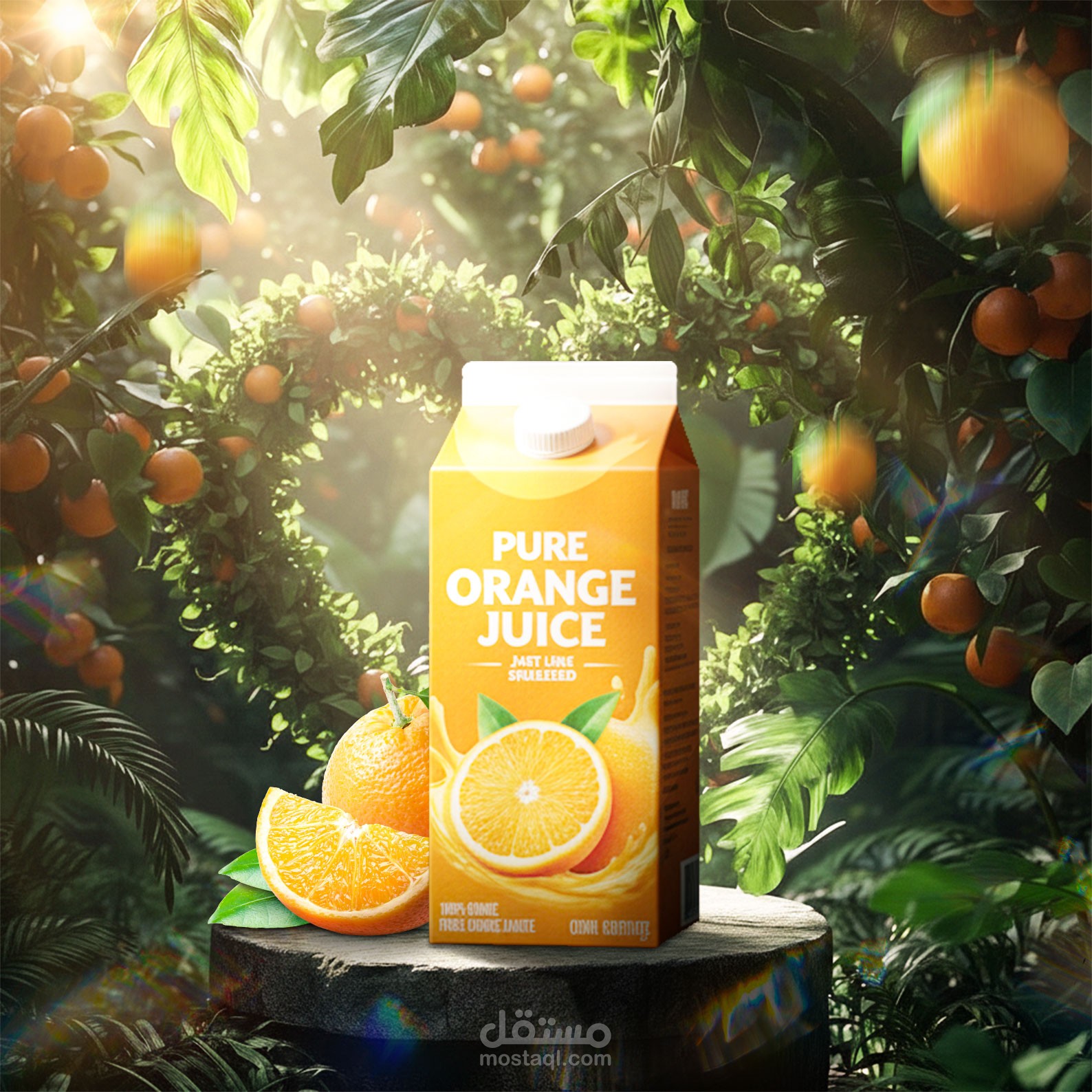تصميم سوشيال ميديا Orange Juice