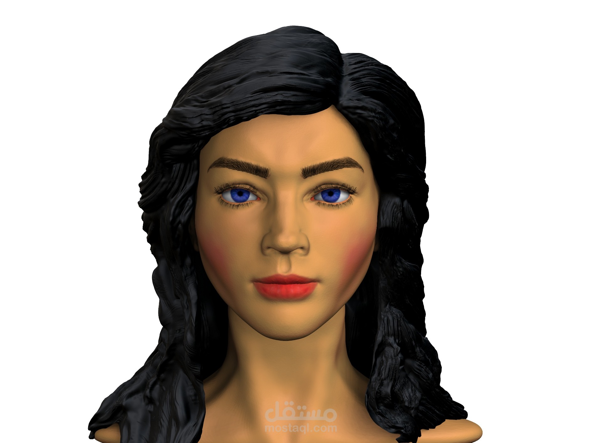 Girl for 3d printing