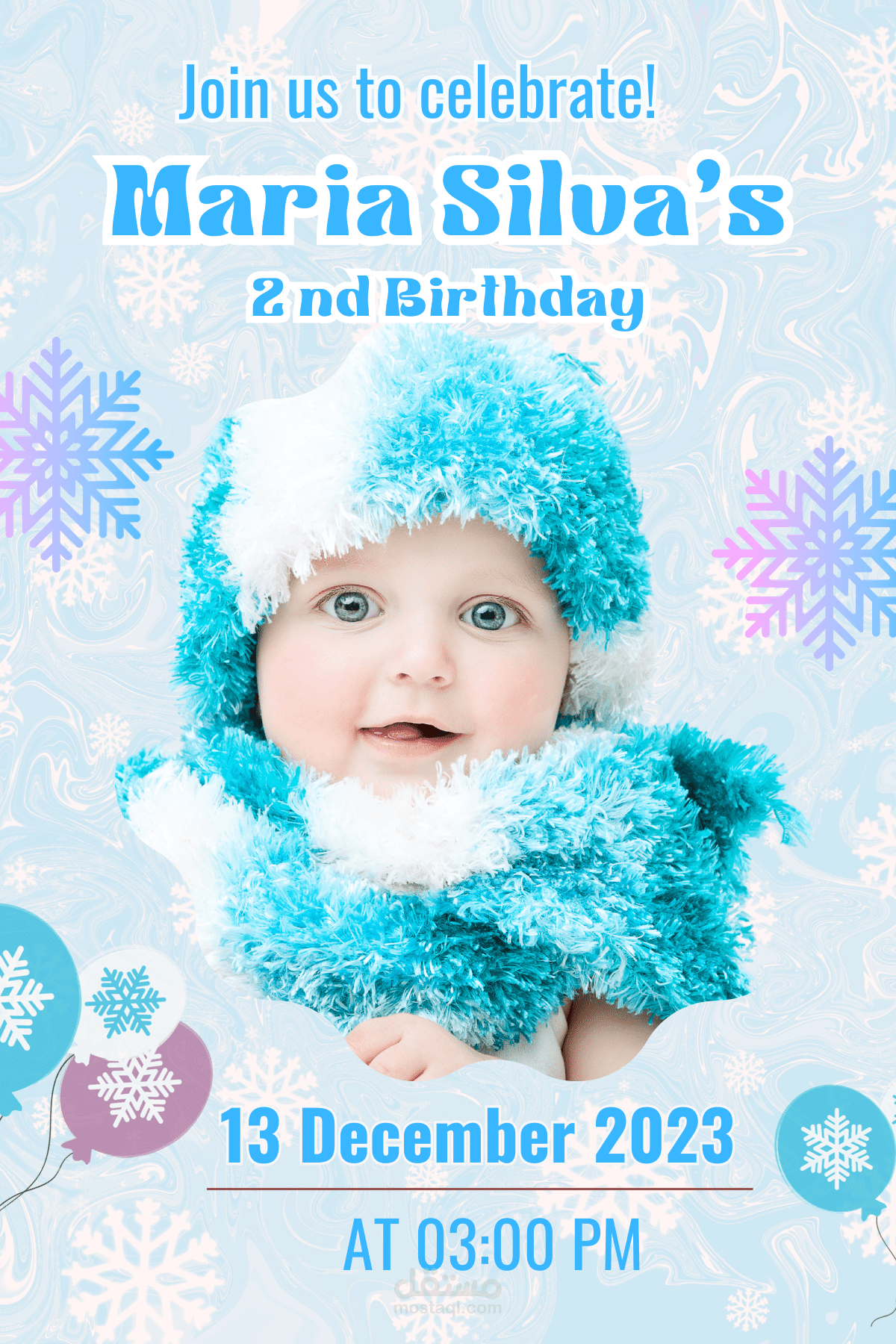 Birthday invitation card