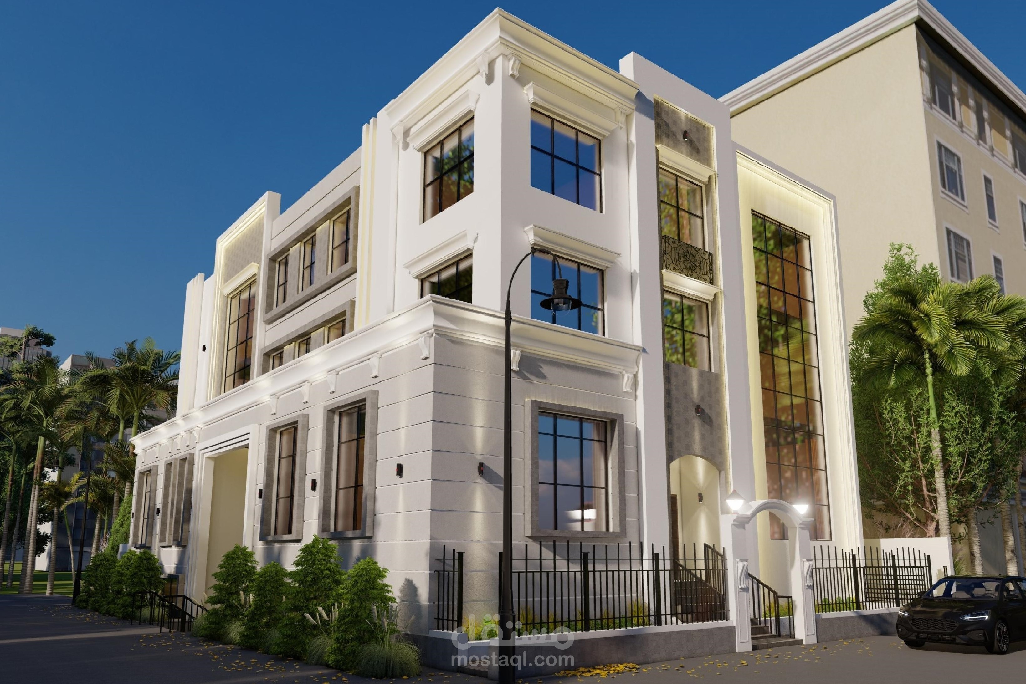 تصميم فبلا سكنية نيوكلاسيك