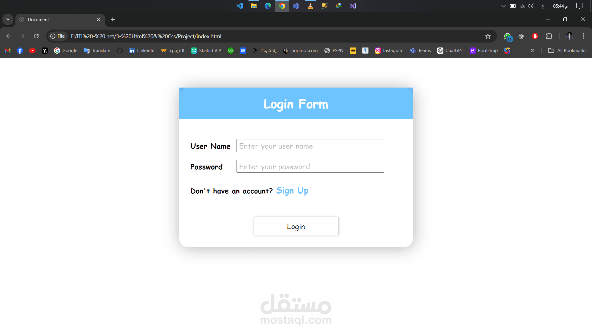 login/sign up