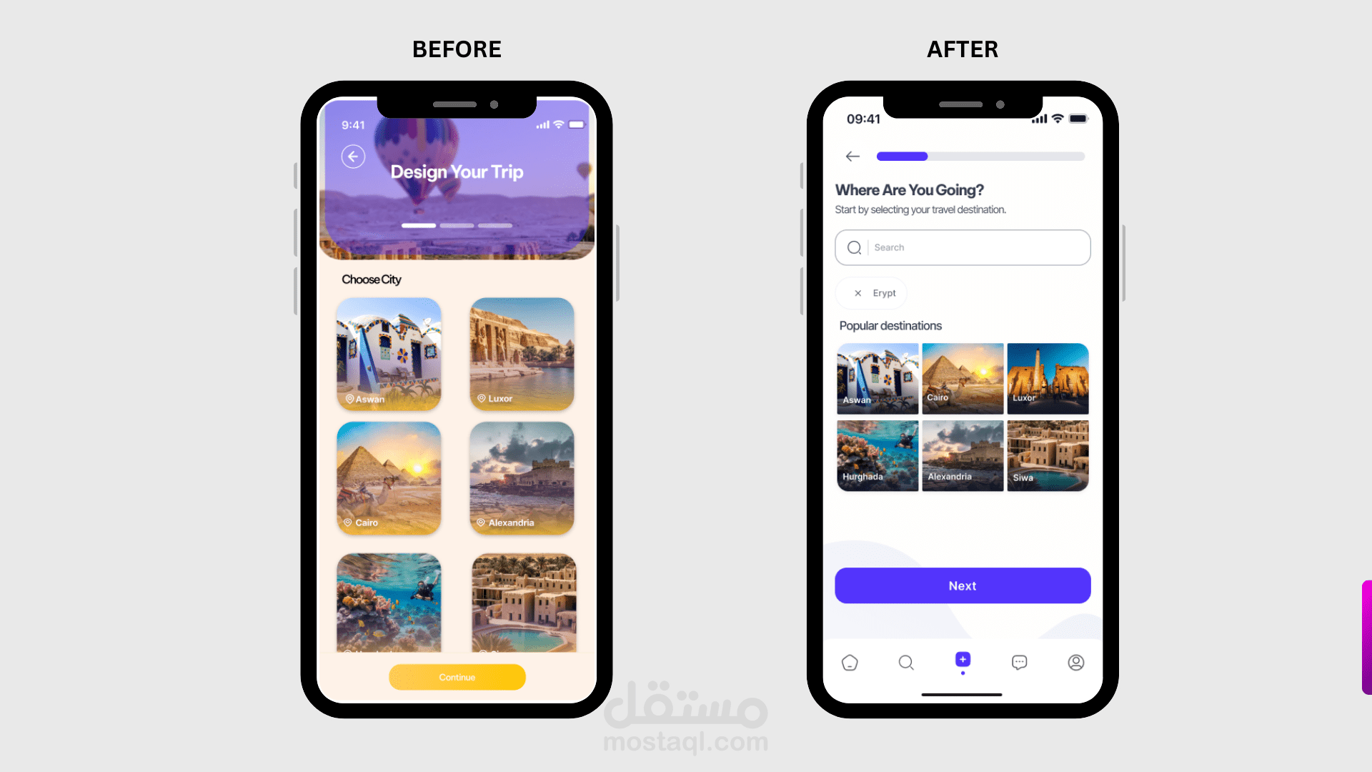سأحول واجهتك من عادية إلى احترافية بتحسين تجربة المستخدم (UI/UX Redesign)