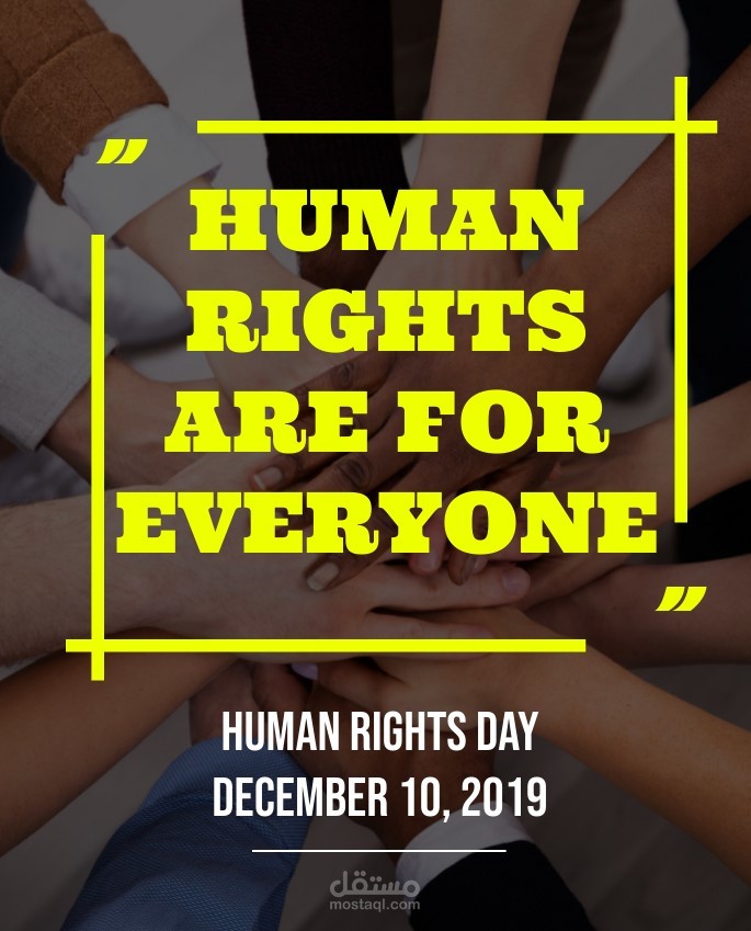 human rights poster