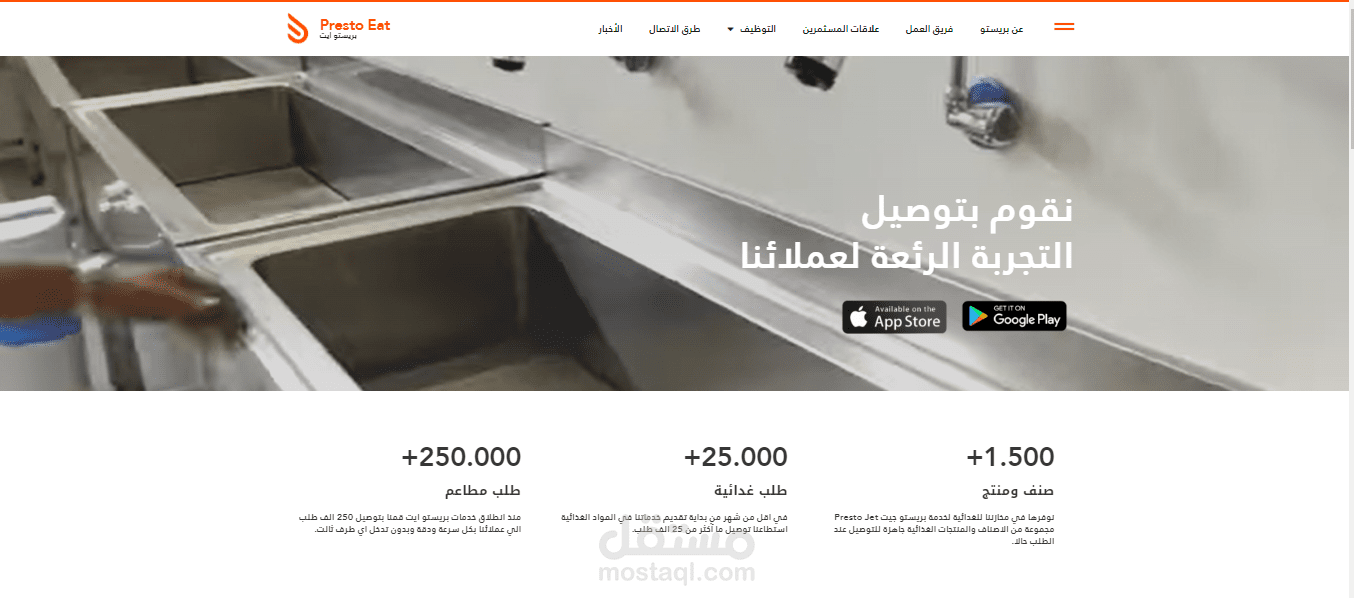 تطبيقات توصيل الطعام الرائدة في ليبيا Presto Eat