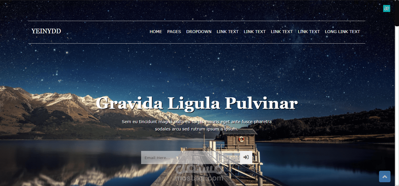 تصميم صفحات الويب و انشاؤها من الصفر باستخدام html5, css3,js,bootstrap4