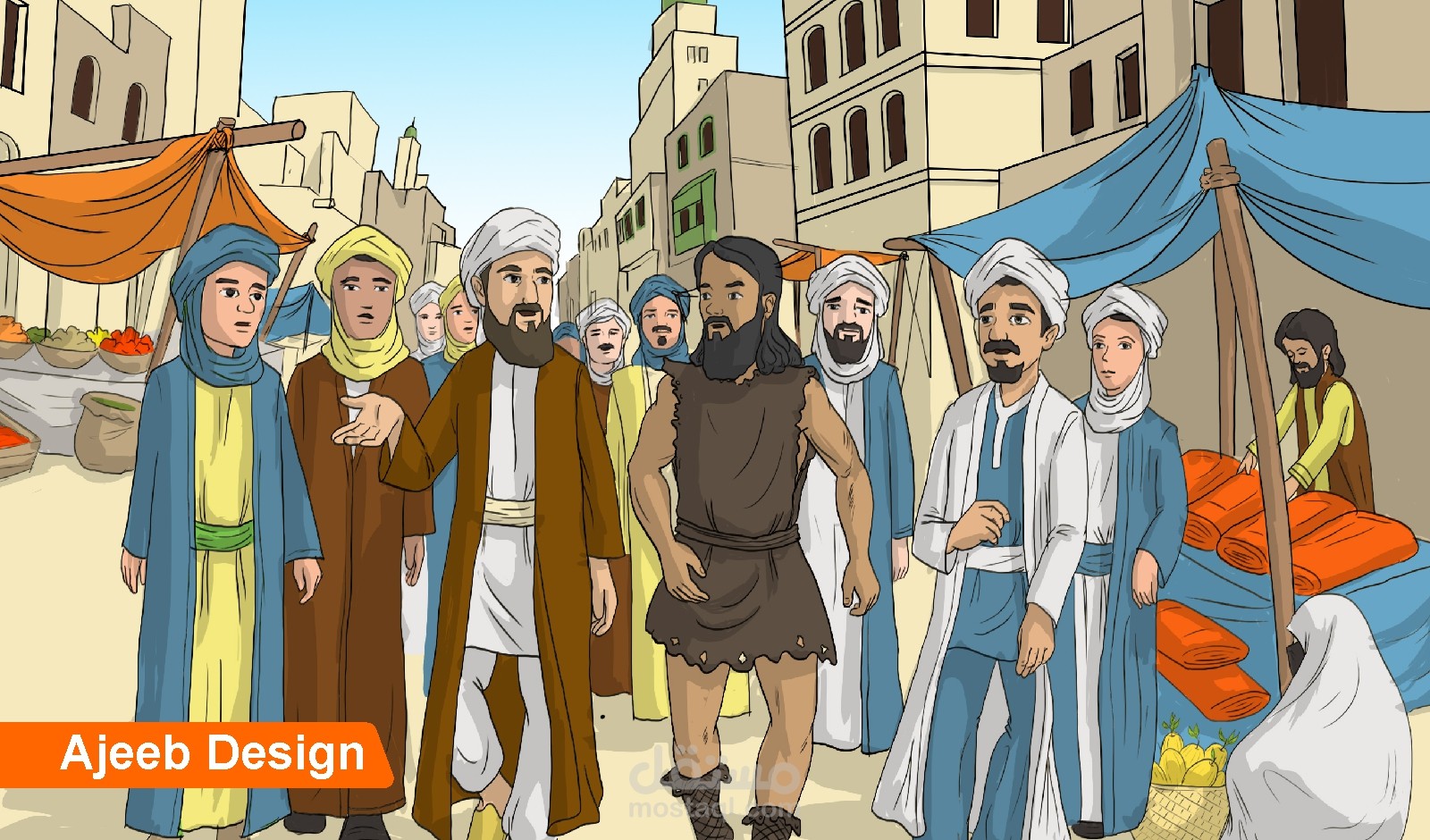 رسم قصص مصورة