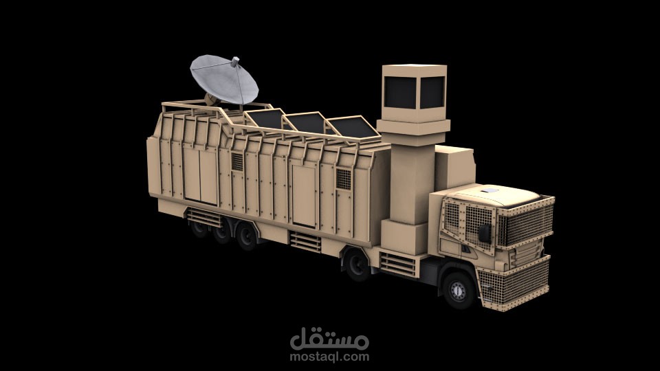 عربة عسكرية(عمليات) 3D