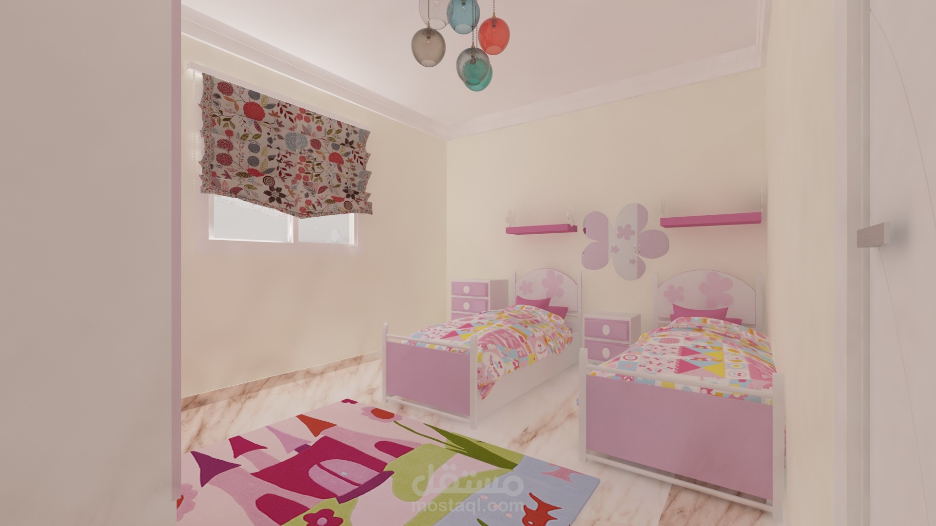 غرفة نوم اطفال بنات