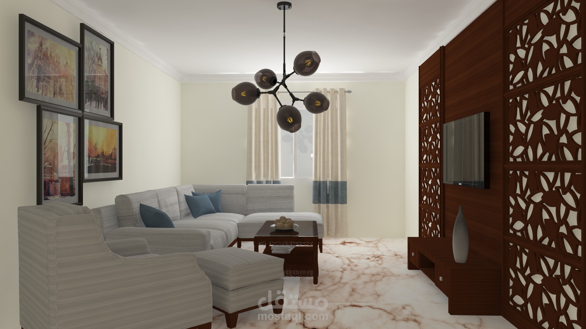 تصميم غرفة معيشه