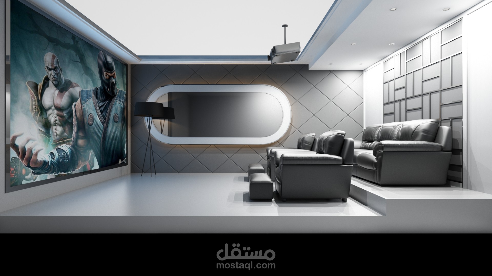 غرفة سينما منزليه