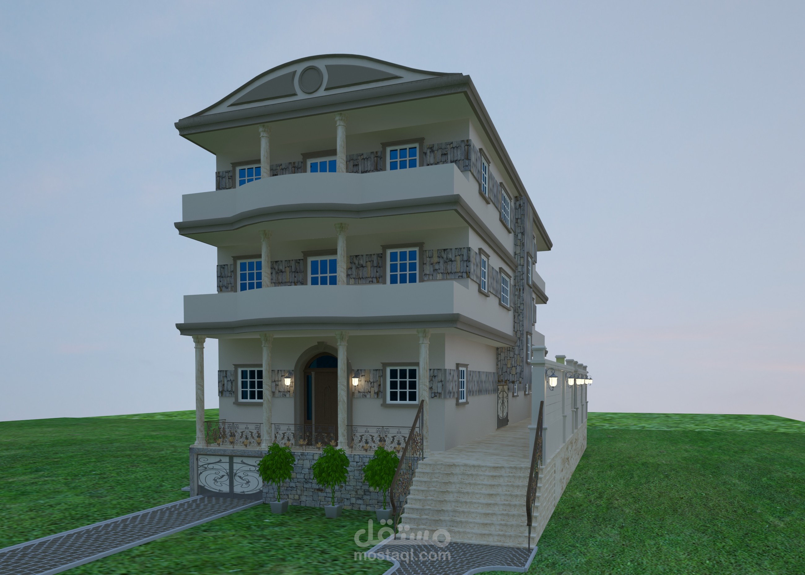 واجهة منزل بمدينة القصير