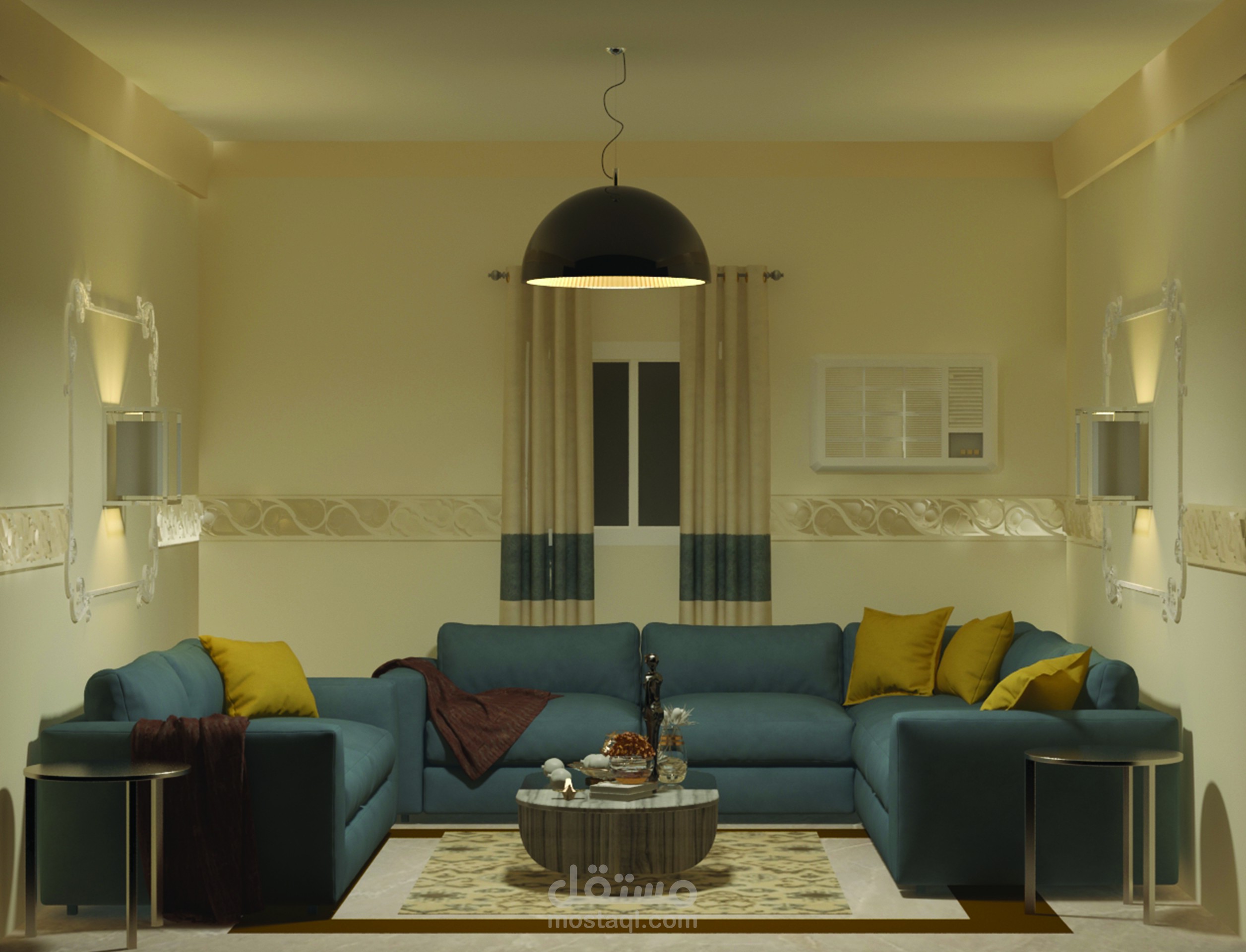 تغير ديكور لغرفة معيشه