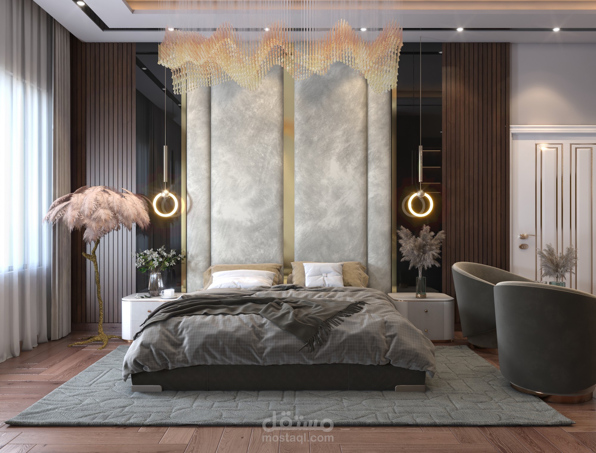 غرفة نوم ماستر في المملكة العربية السعودية