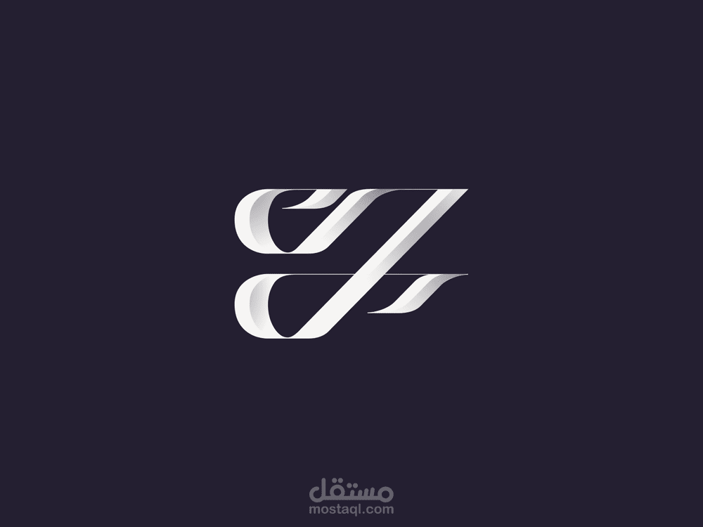تصميم لخط انجليزي CJ Typography design