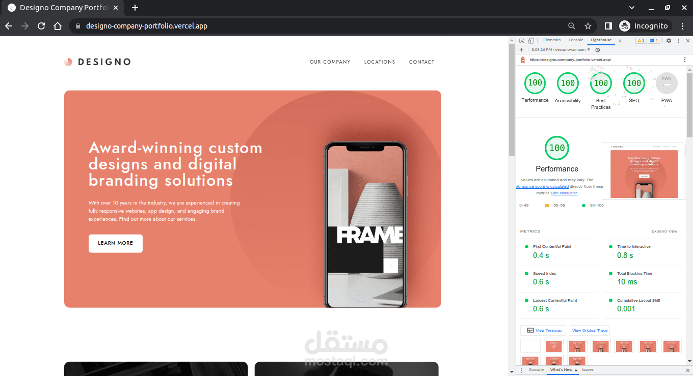 Designo Agency Website