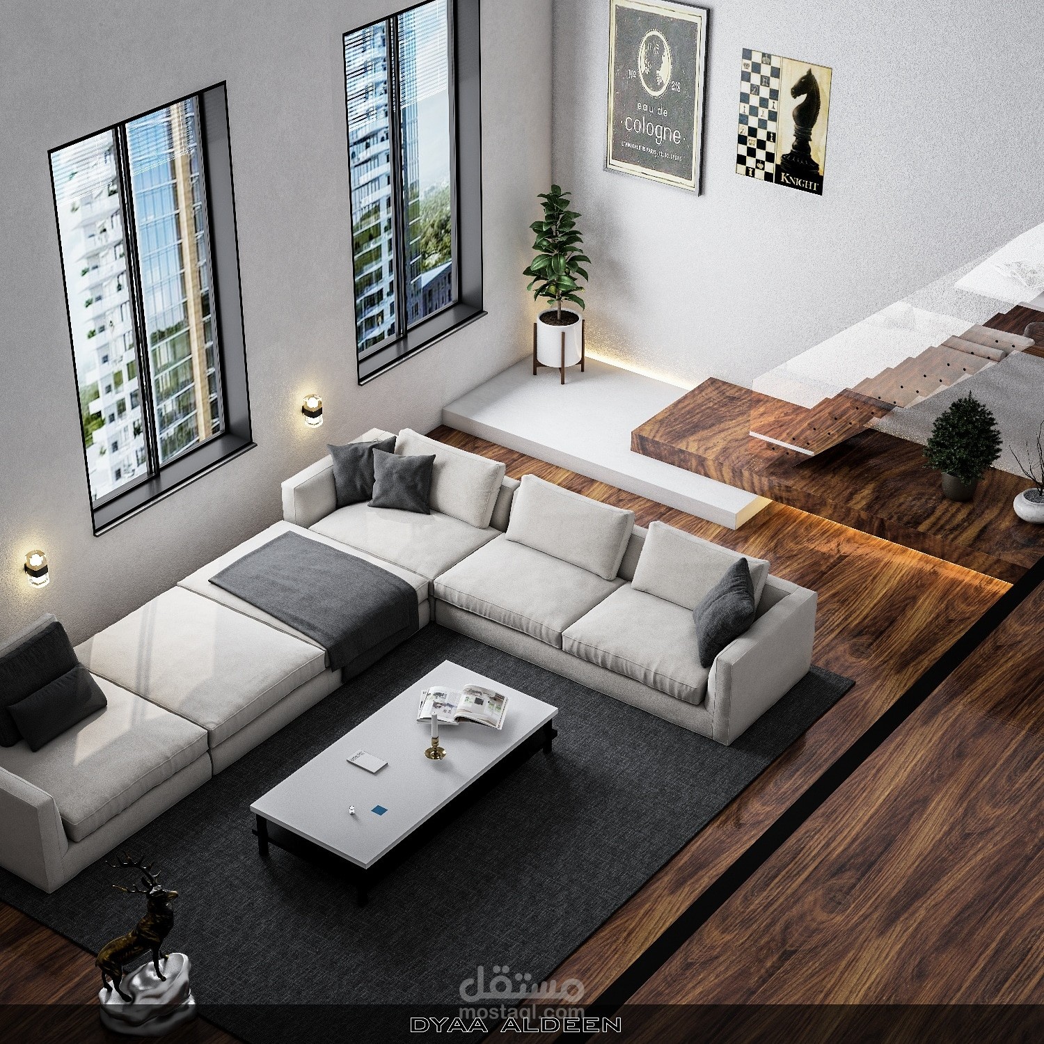 تصميم غرفة معيشة