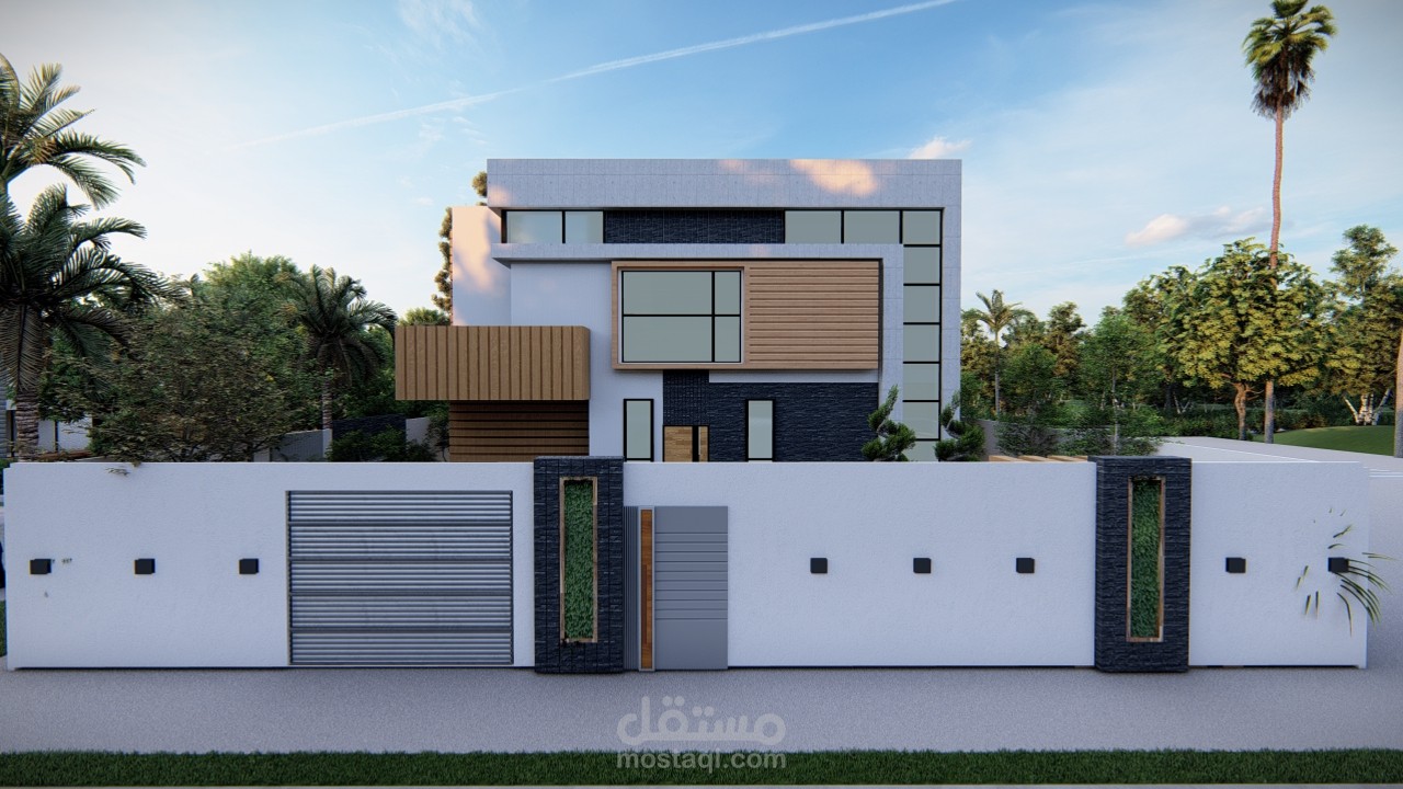 تصميم فيلا مودرن في المغرب