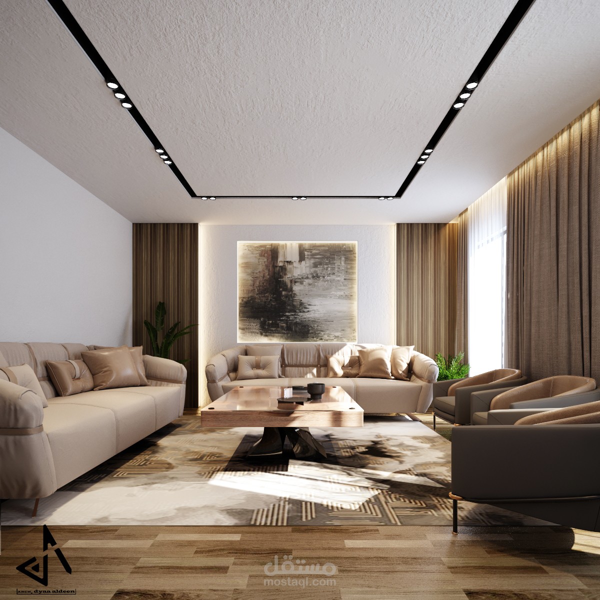 تصميم غرفة معيشة