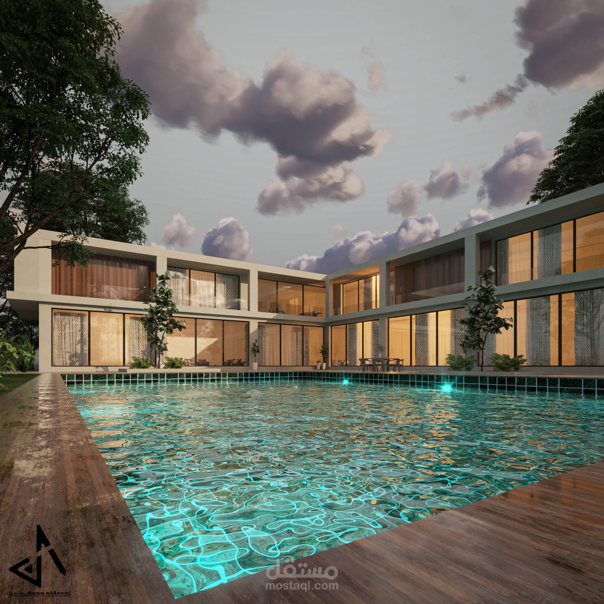 واجهة فيلا مودرن