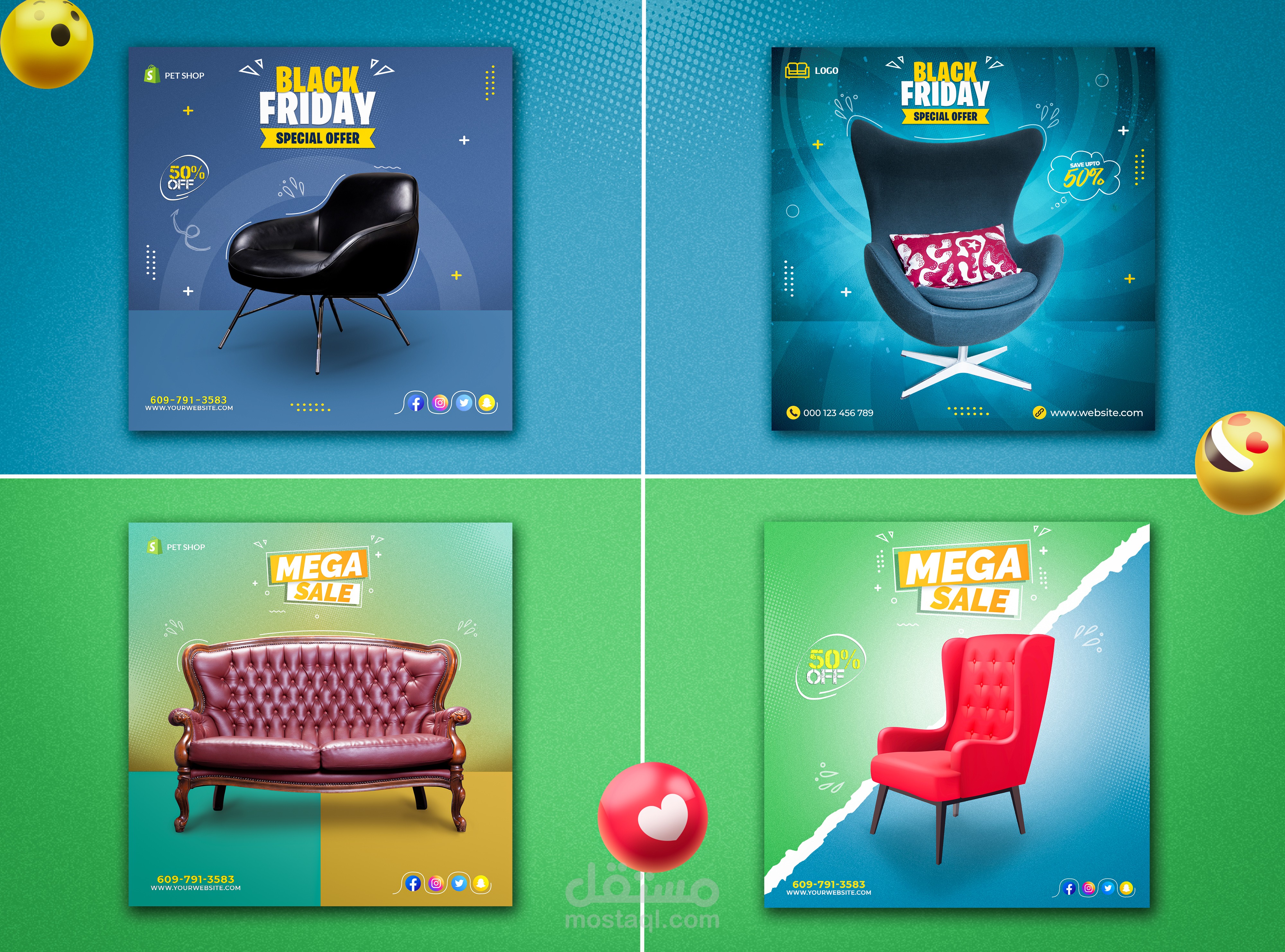 تصاميم سوشيال ميديا