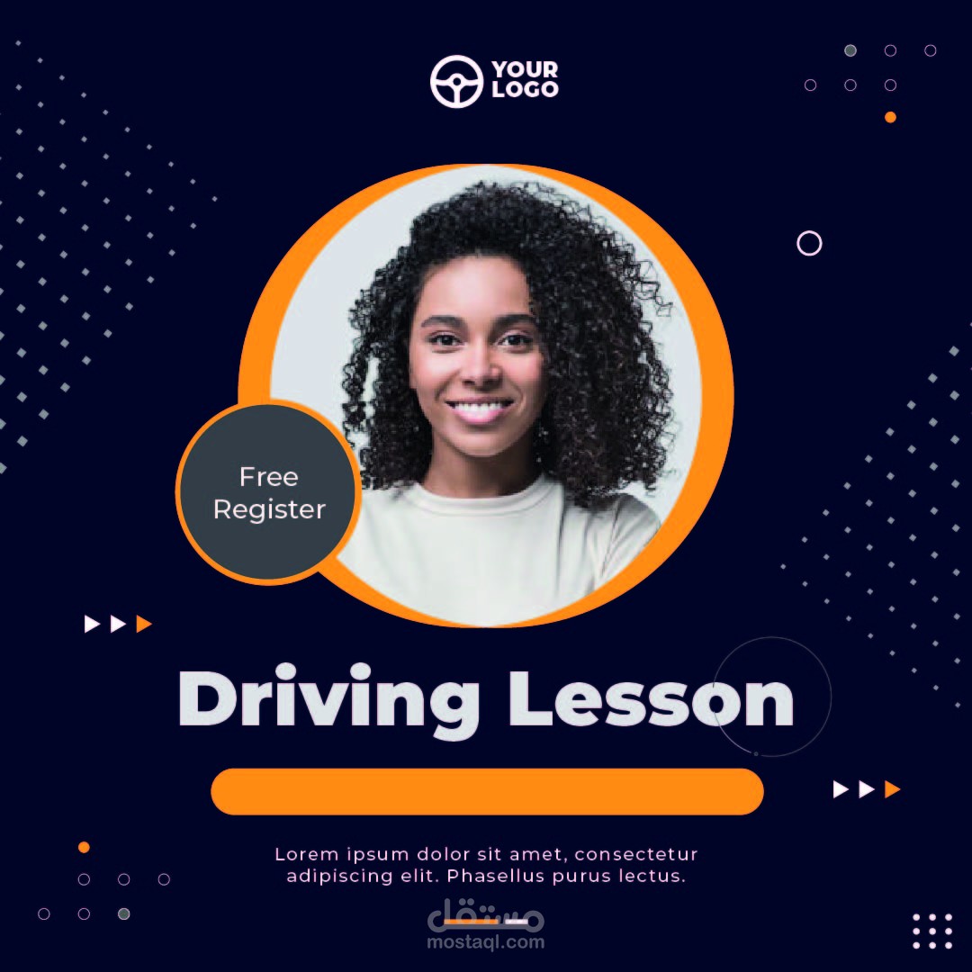 Flat driving school instagam posts