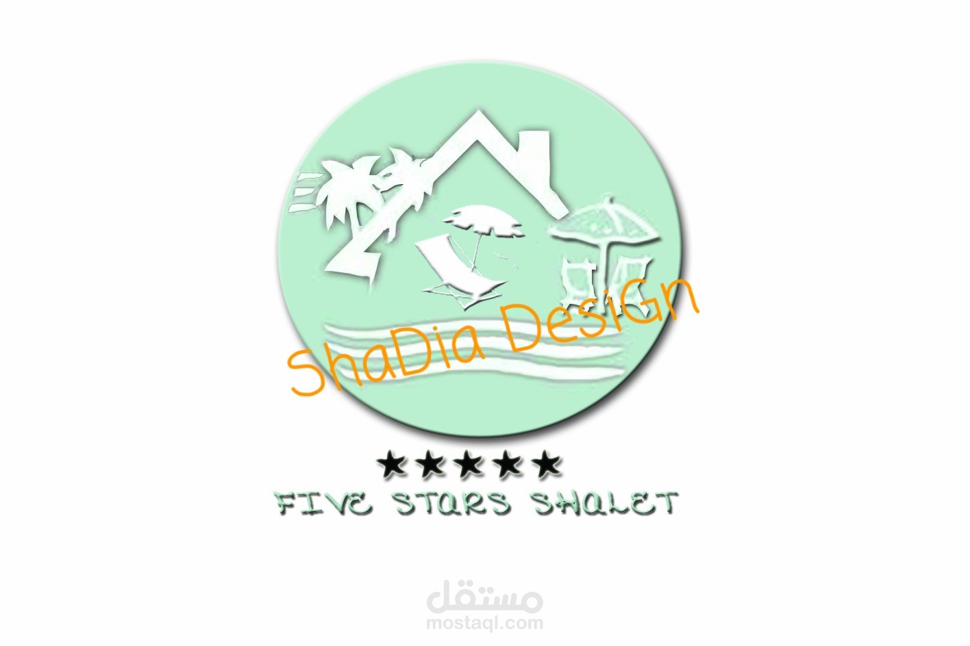 لوجو لشركه لبيع وتأجير الشاليهات