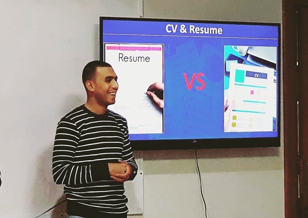 جزء من فعالية شرح الCV &  Resume International