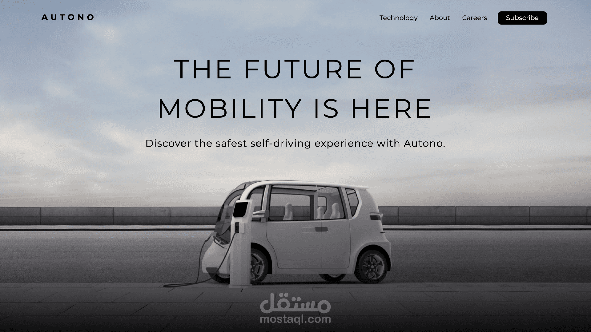 تصميم  ويب سايت لشركة  AUTONO