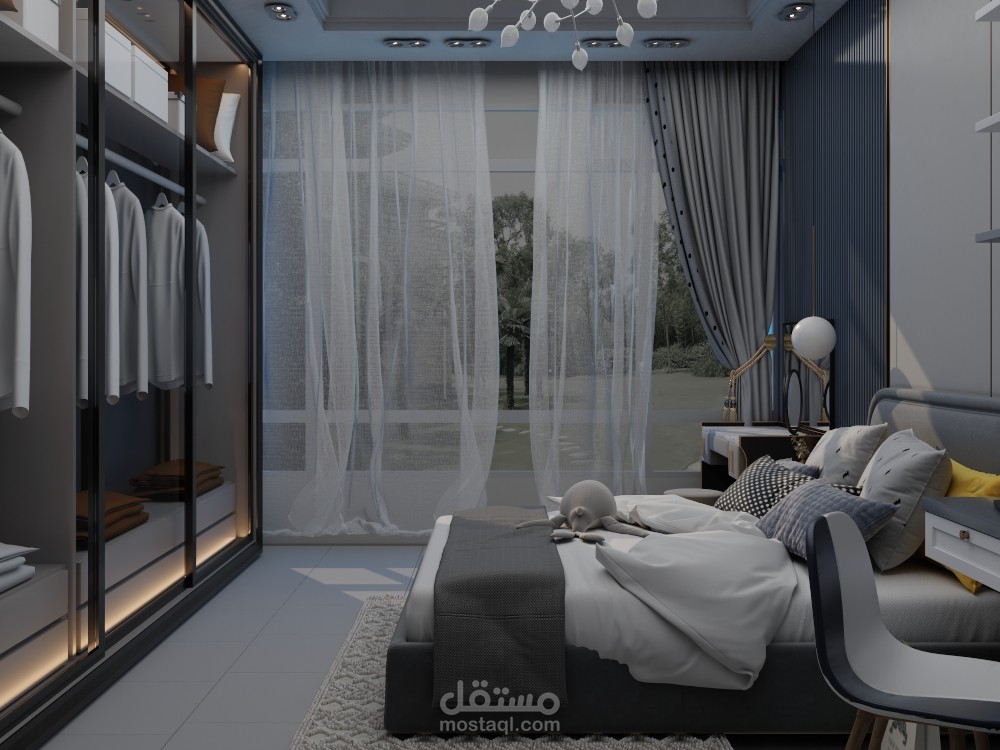 تصميم داخلي لشقه في المملكه العربيه السعودية