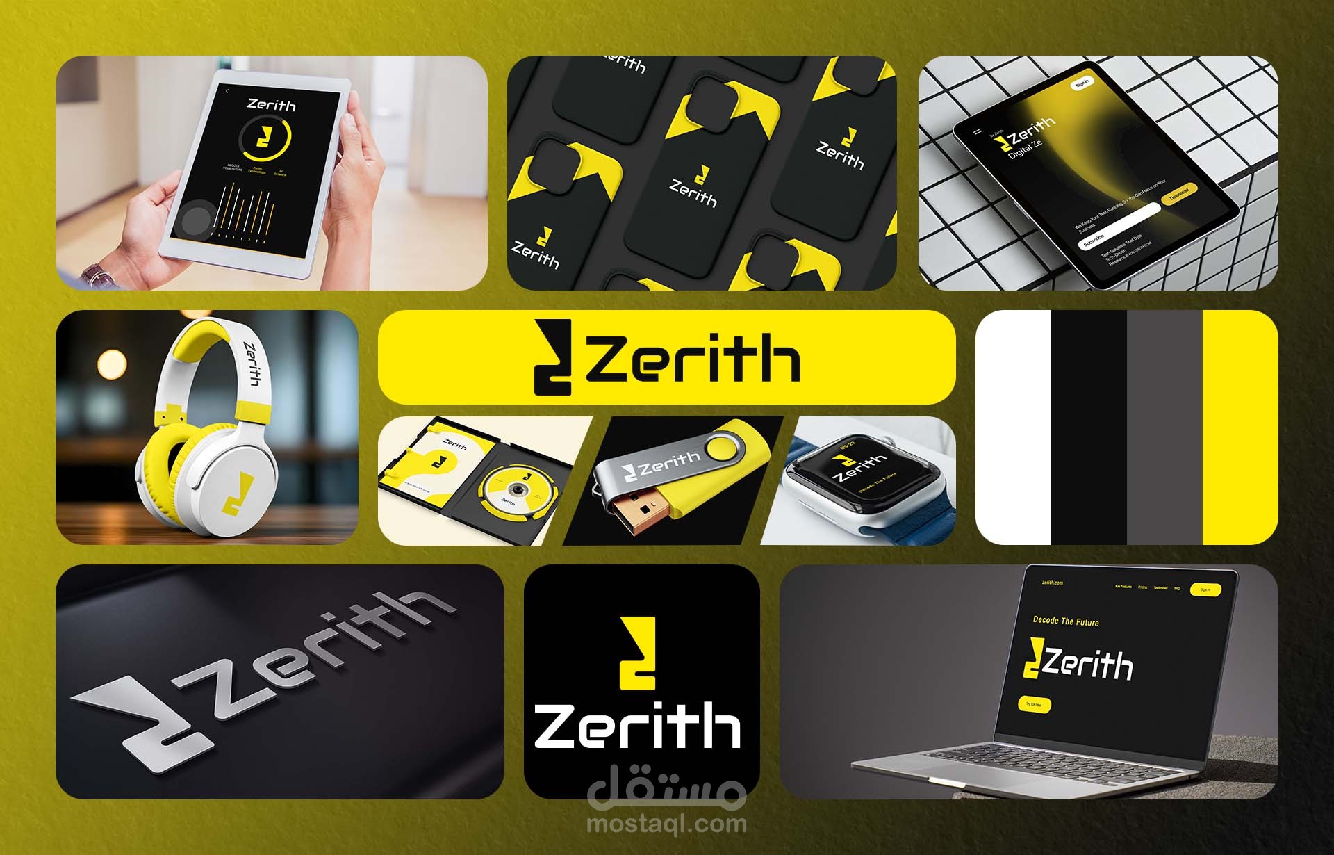 Zerith – هوية براند متكاملة | Brand Identity