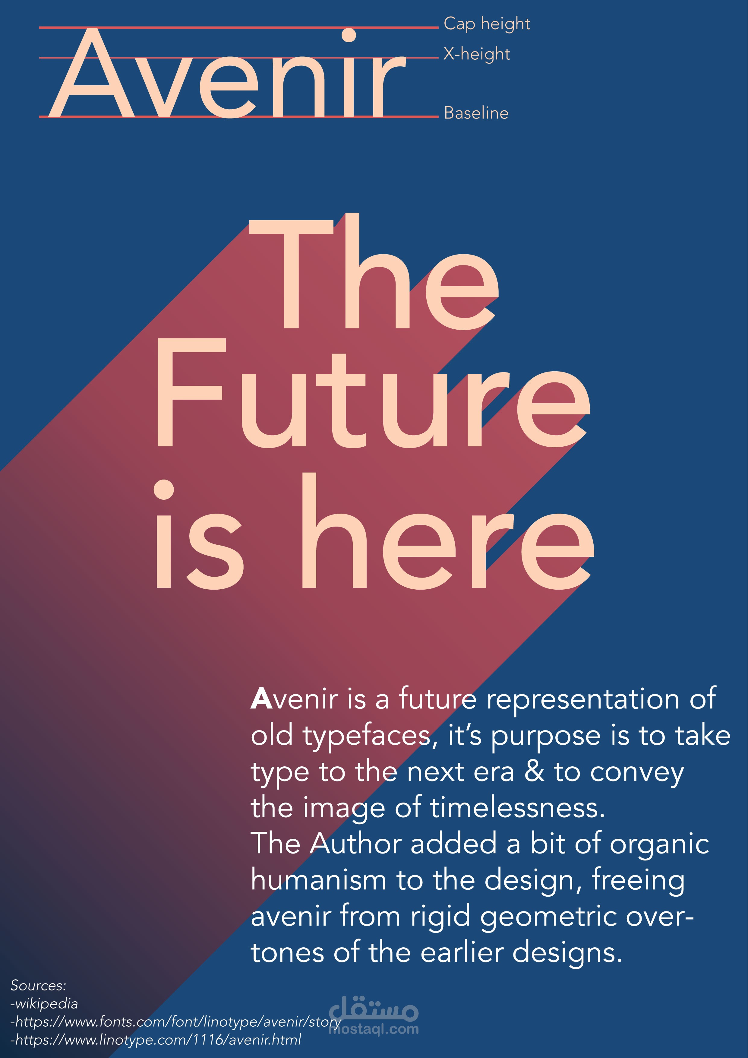 تصميم بوستر Typography