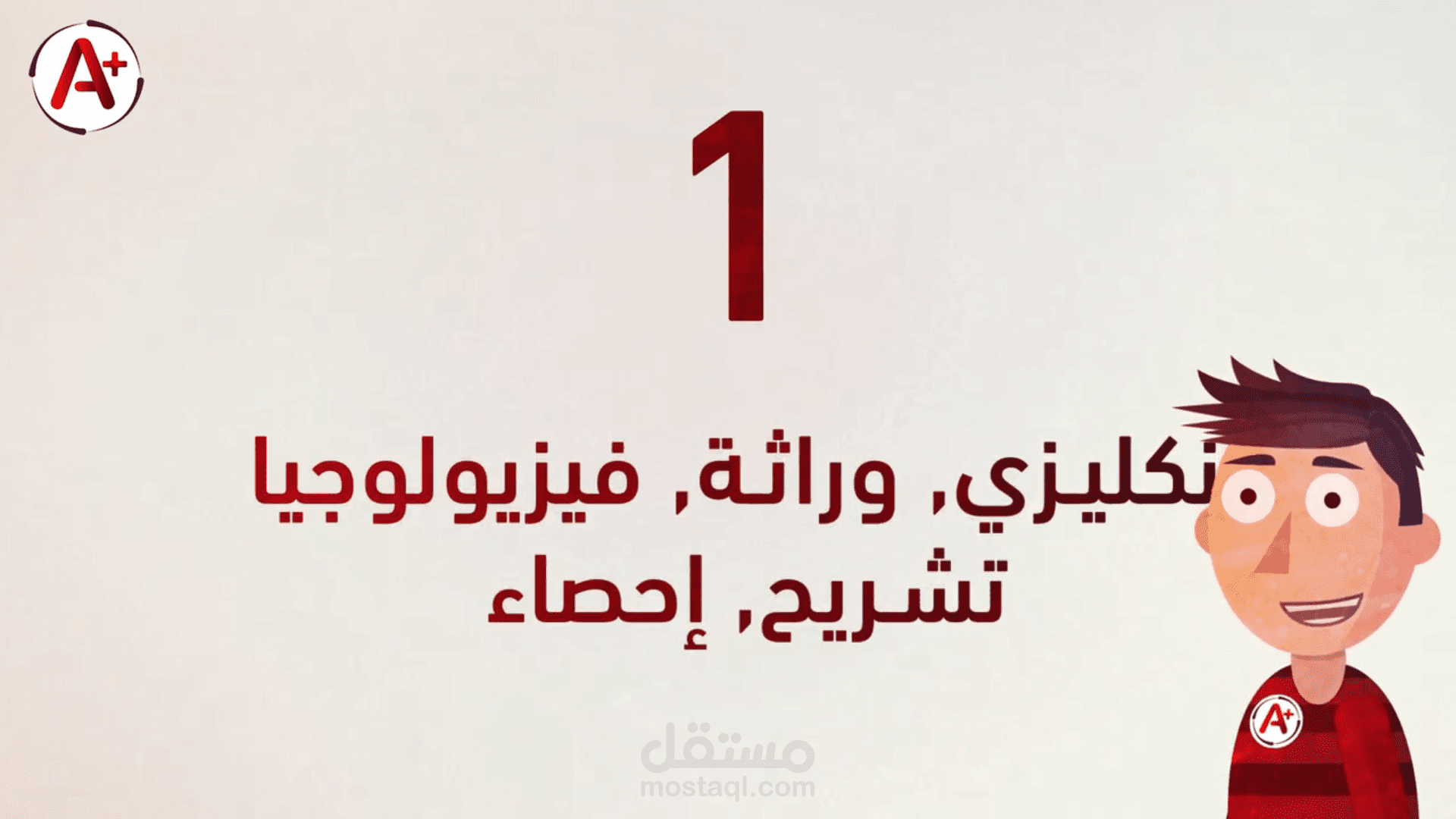 إعلان موشن غرافيك لمركز a+ الطبي