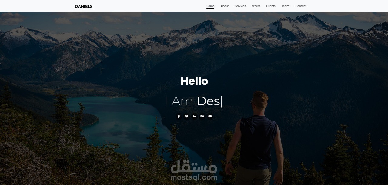 profile website design